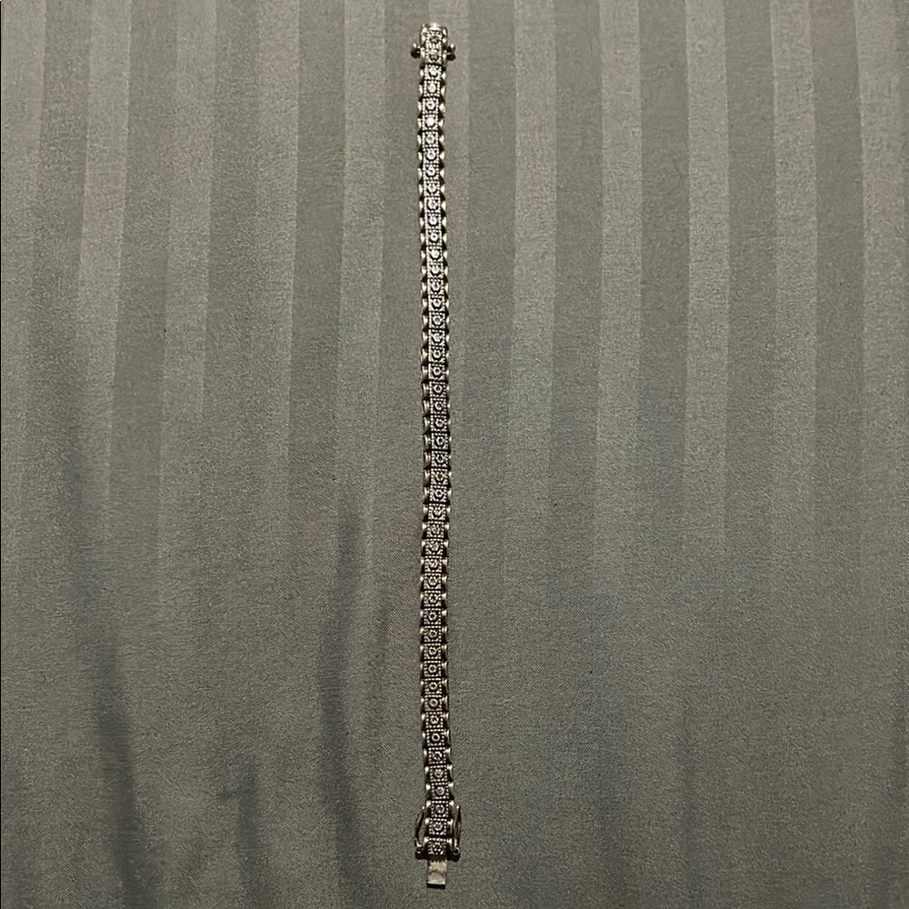 Gold 1/4 CT Diamond Tennis Bracelet